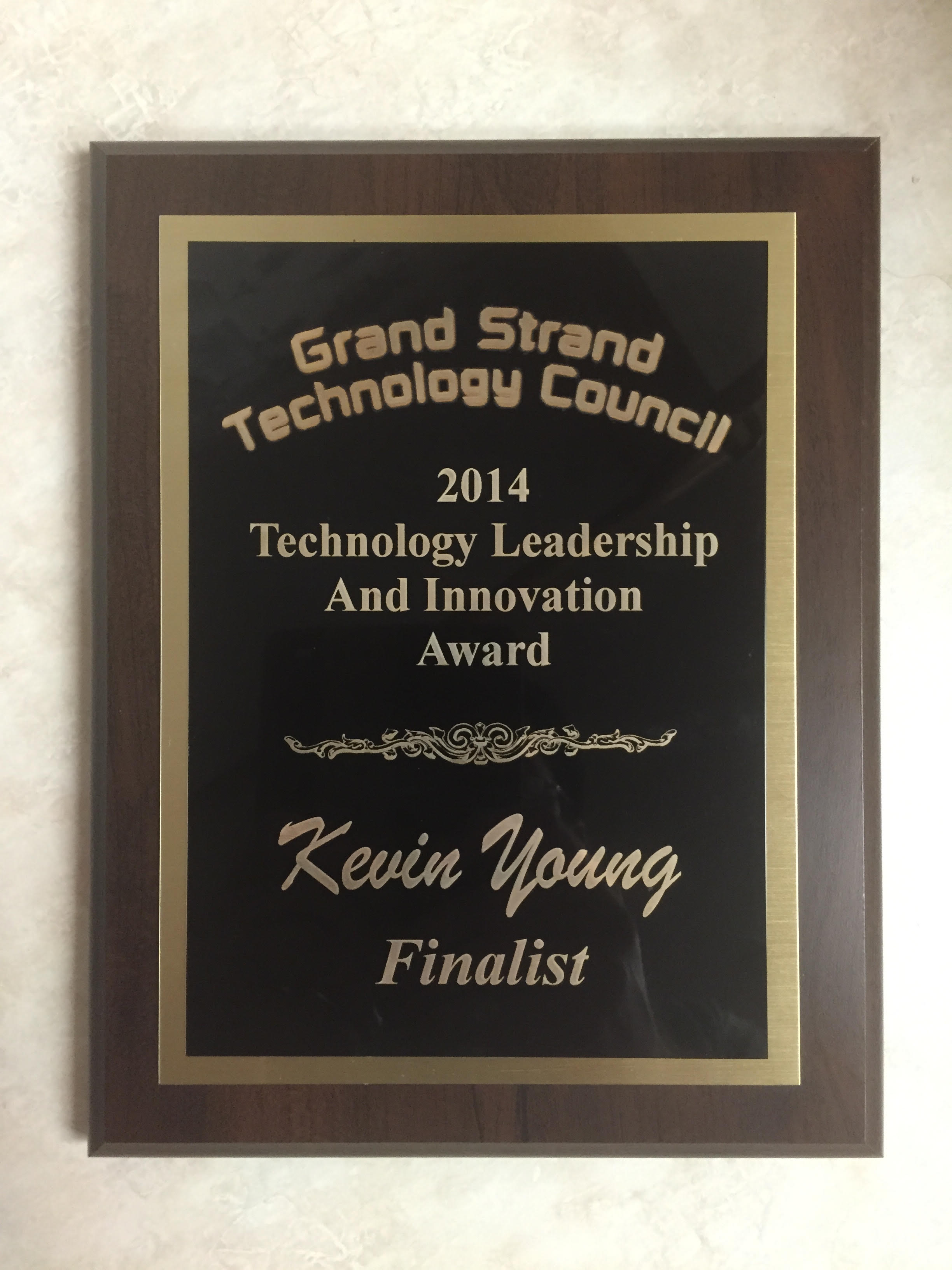 2014 Grand Strand Technology Council Award