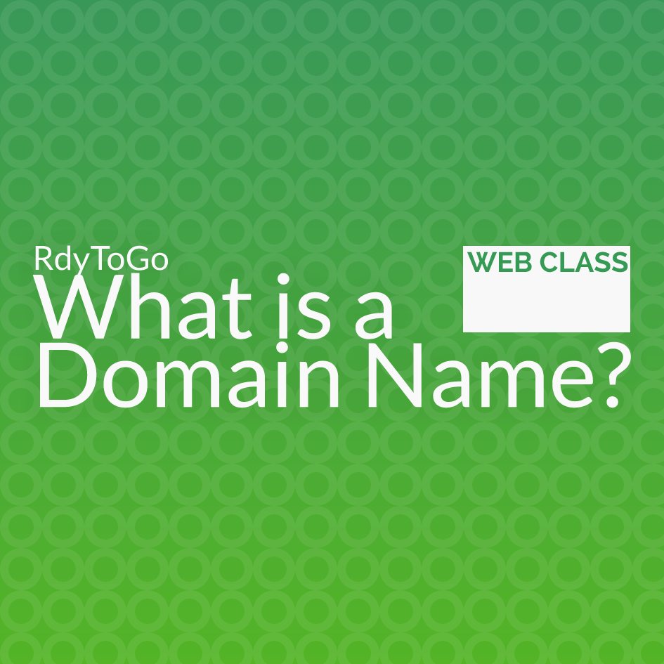 Web class - What is a Domain Name?