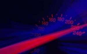 Speedometer dempnstrating WordPress performance