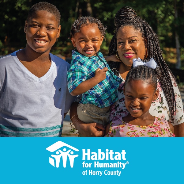 Habitat for Humanity of Horry County website design client
